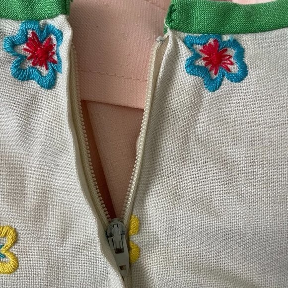 Vintage Berkshire B-Tween Embroidered Floral Lightweight Maxi Womens Dress - Picture 11 of 11